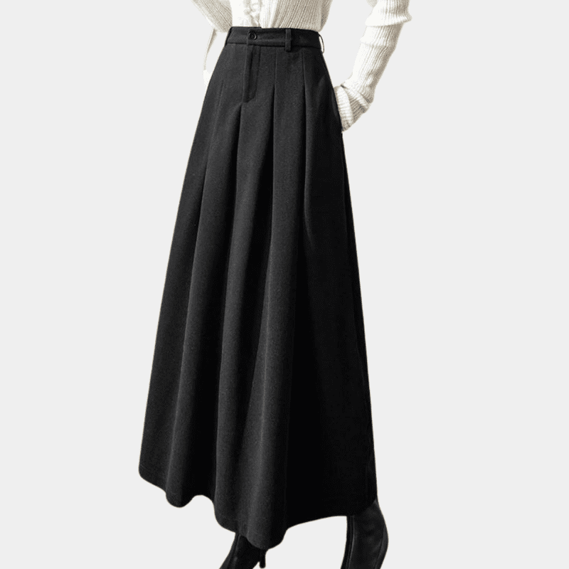 Elegant Klassisk Metallisk Skjørt for Kvinner