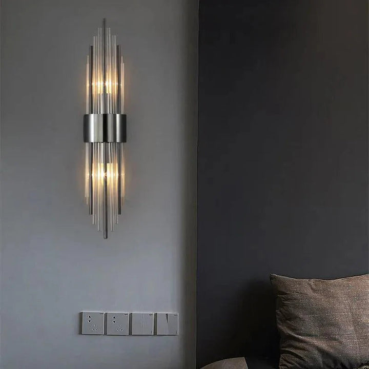 Elegant Krystall Vegglampe med LED