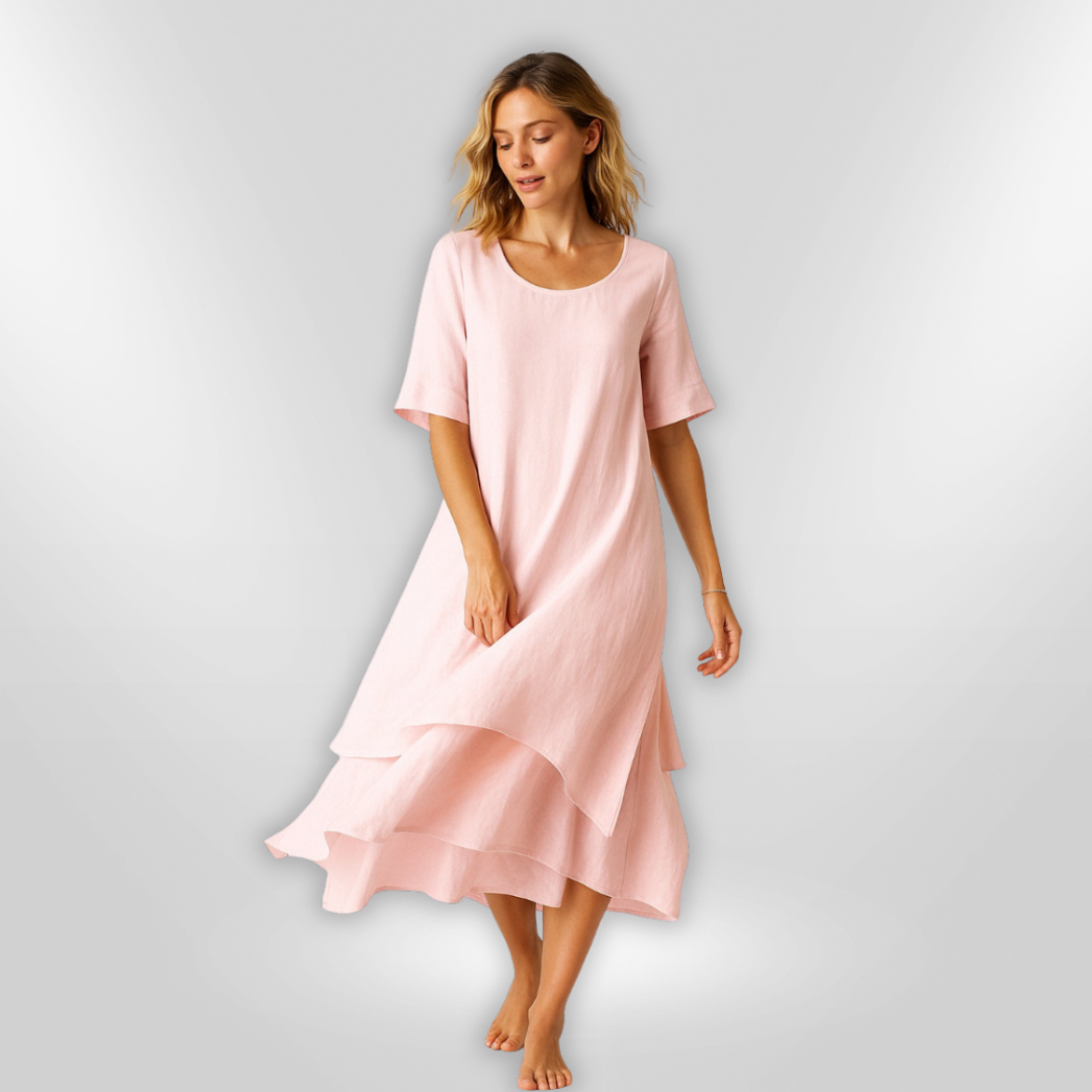 Elegant Kvinne Robe i Lett Bomull for Maksimal Komfort