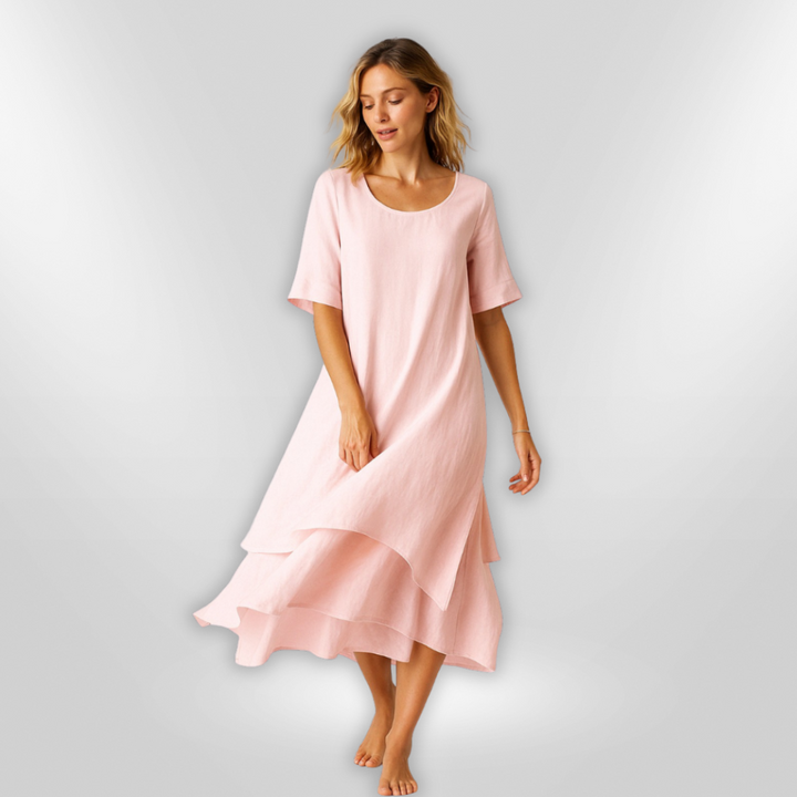 Elegant Kvinne Robe i Lett Bomull for Maksimal Komfort