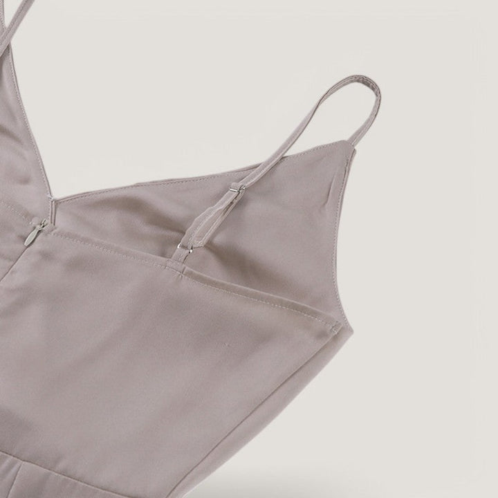 Kvinners Elegant Maxi Kjole – Lang Festkjole i Komfortabel Stil