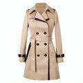 Elegant Lang Trenchcoat for Dame – Tidløs Stil & Komfort