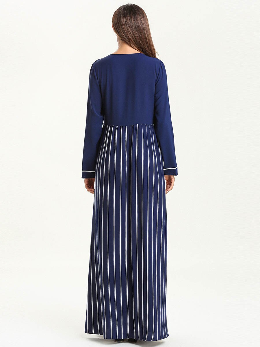 Langermet Kaftan Maxikjole for Dame