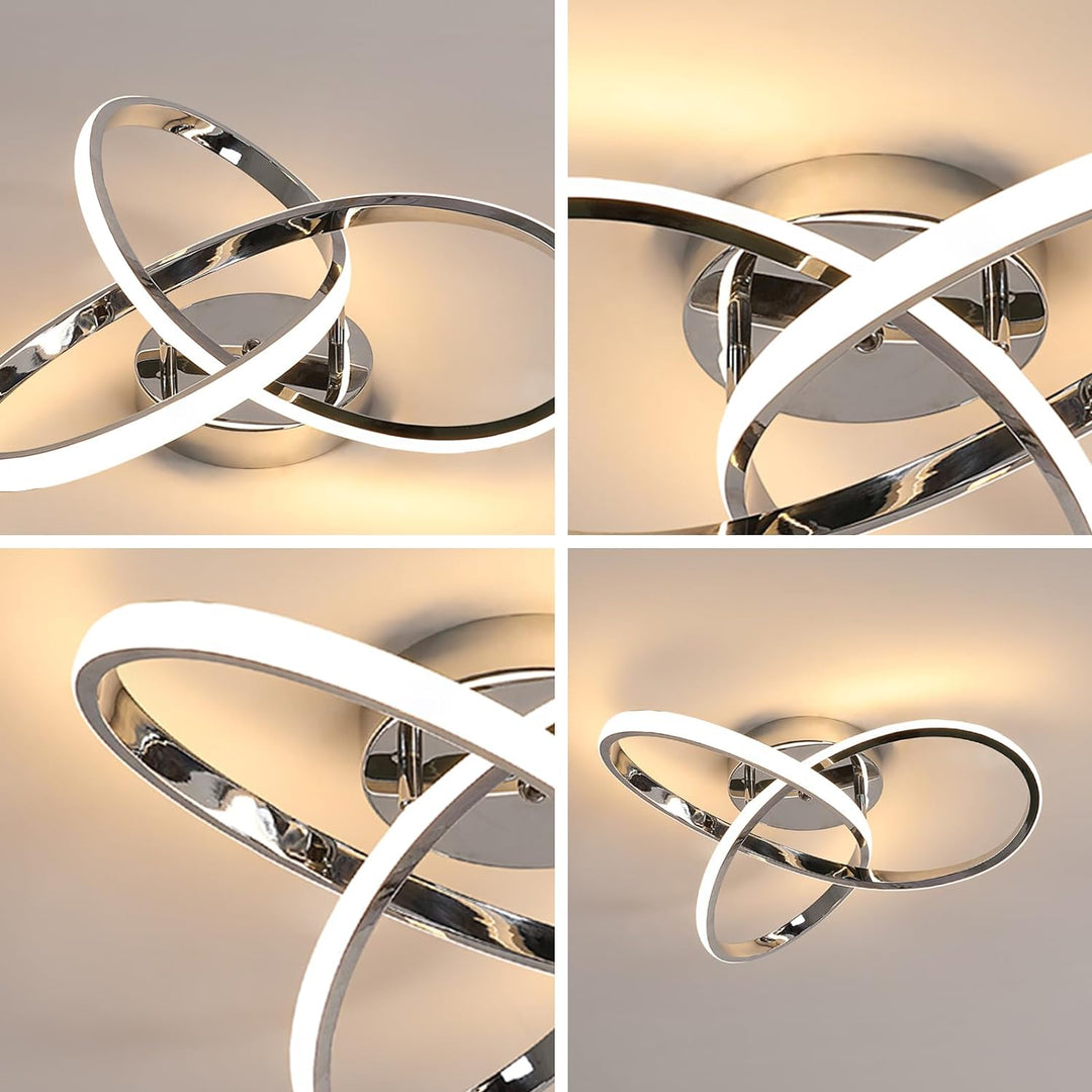 Elegant LED-taklampe | Moderne Blomsterdesign for Stuen