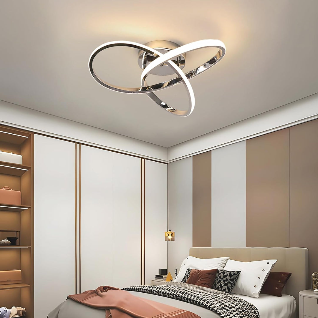 Elegant LED-taklampe | Moderne Blomsterdesign for Stuen