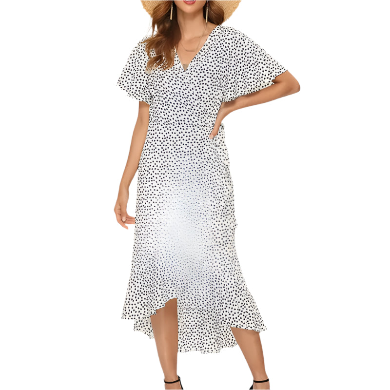 Boho Blomster Maxikjole for Kvinner – Elegant &amp; Luftig Sommerkjole