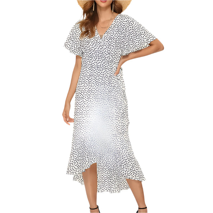 Boho Blomster Maxikjole for Kvinner – Elegant &amp; Luftig Sommerkjole