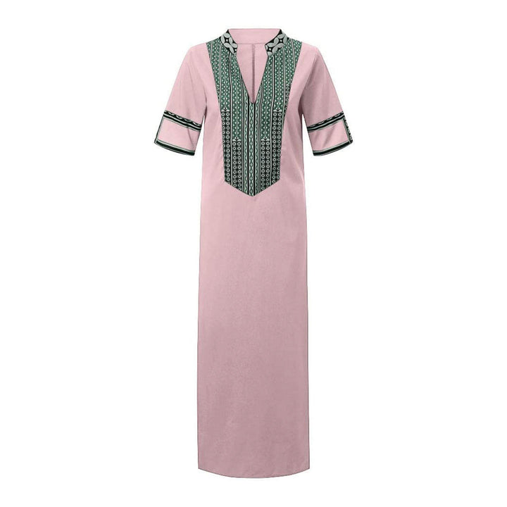 Kvinner Marokkansk Kjole - Elegant Langkjole for Enhver Anledning