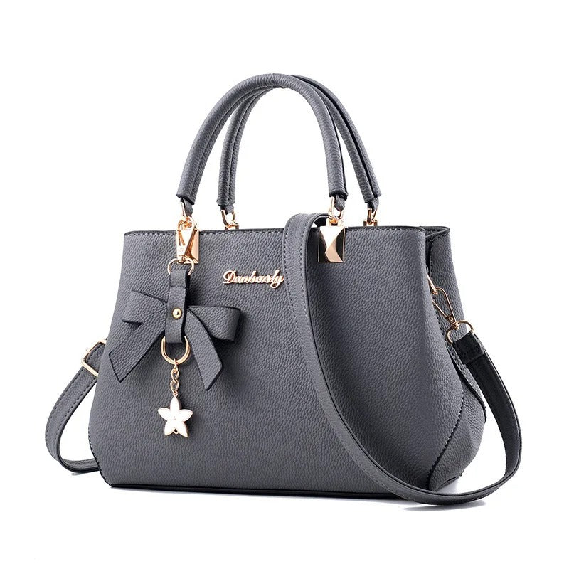 Elegant Messenger-veske for Kvinner med Blomsterdekor