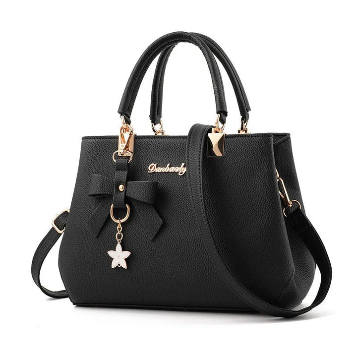 Elegant Messenger-veske for Kvinner med Blomsterdekor