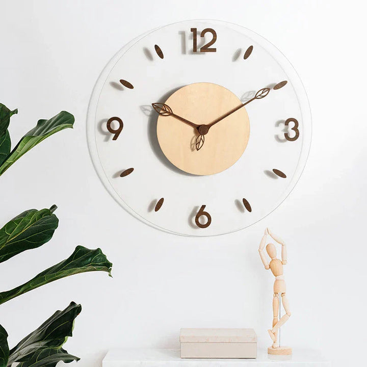 Elegant Minimalistisk Veggklokke Ø30 cm