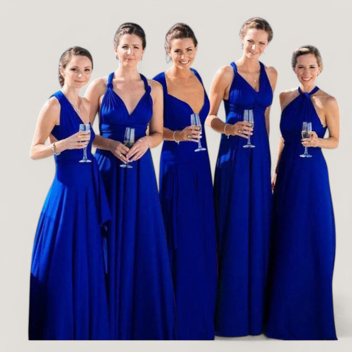 Elegant Dame Maxi Kjole med Plissering – Allsidig &amp; Komfortabel