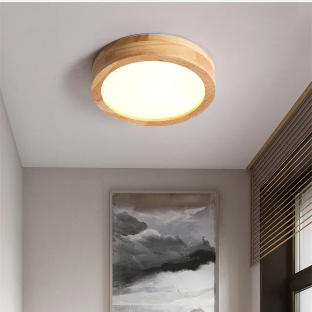 Elegant Rund Taklampe i Skandinavisk Stil for Et Hjem Fullt av Varme