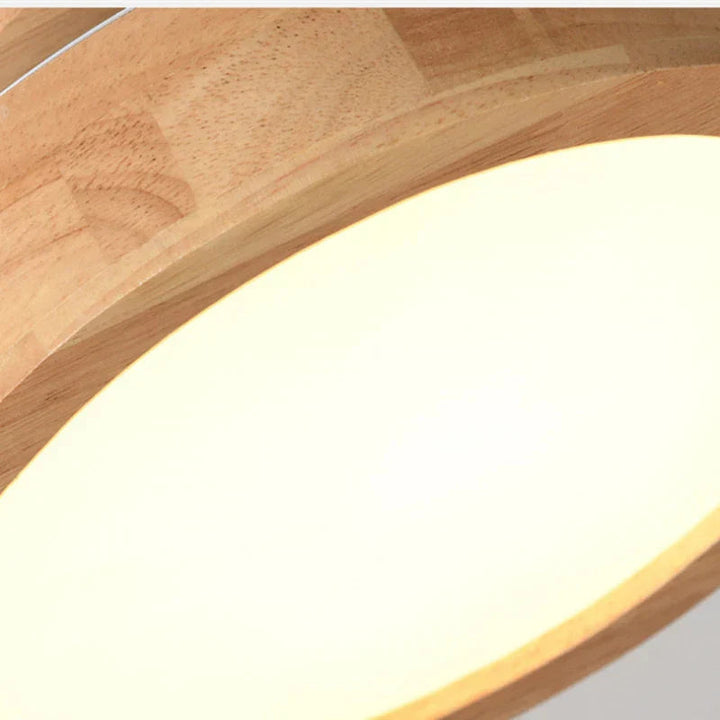 Elegant Rund Taklampe i Skandinavisk Stil for Et Hjem Fullt av Varme