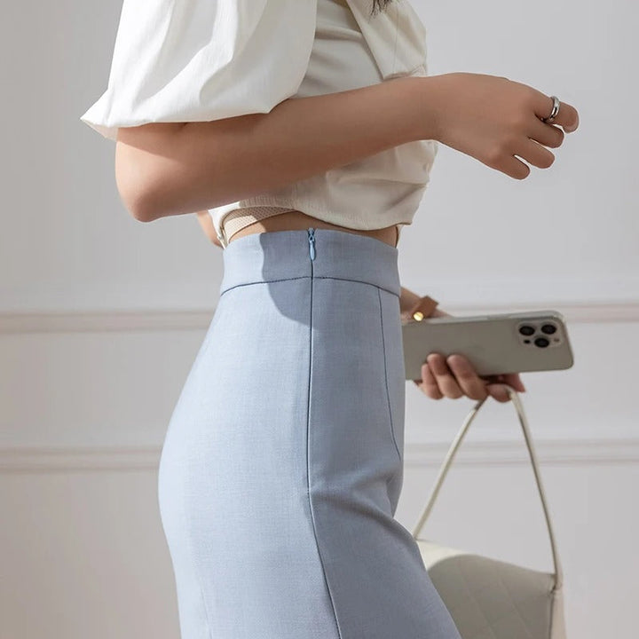 Kvinner Slim Fit Havfrueskjørt – Elegant og Allsidig