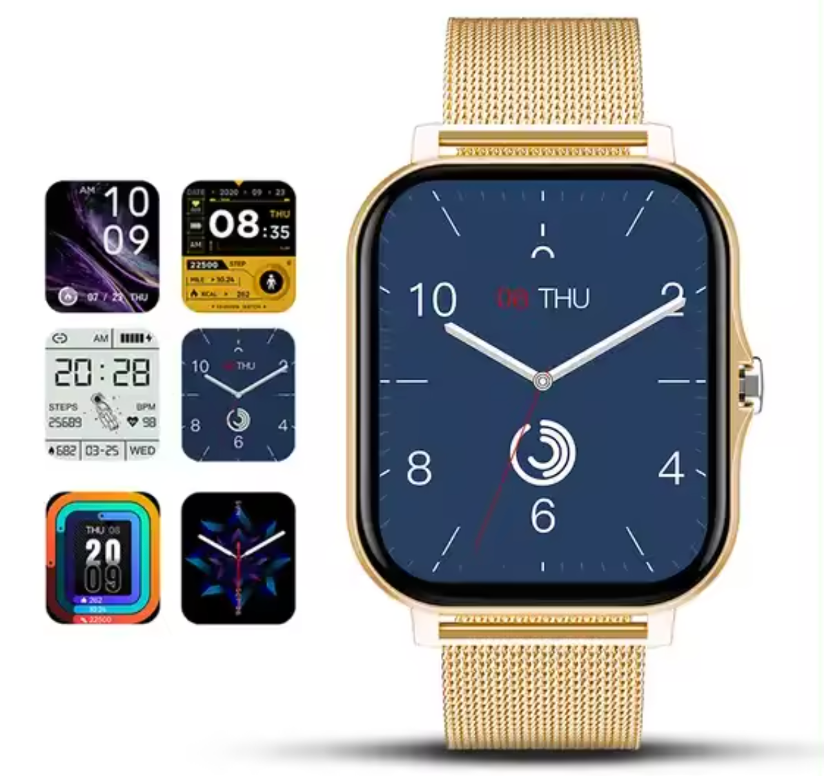 Dame Smartwatch med Puls-, Søvn- og Aktivitetsmåling