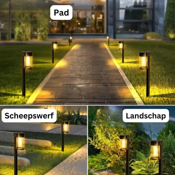Elegant Solcelle Hagebelysning for en Forvandlet Uteplass