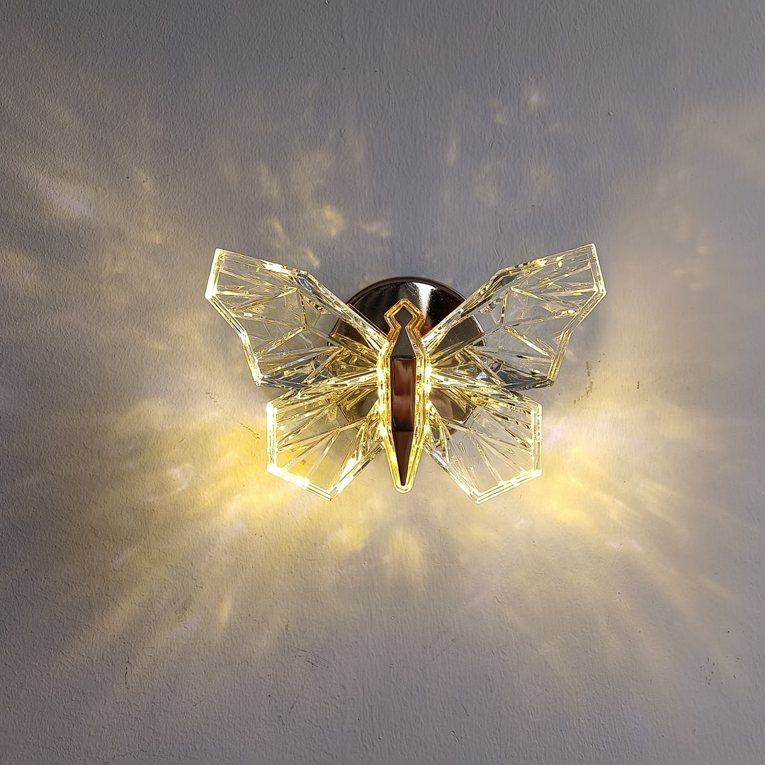 Elegant Sommerfugl LED Vegglampe – Skap Magisk Stemning