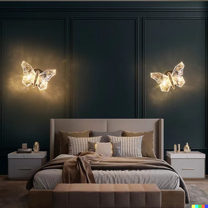 Elegant Sommerfugl LED Vegglampe – Skap Magisk Stemning