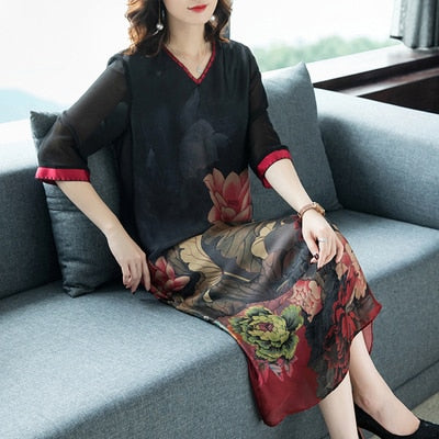 Elegant damekjole i myk