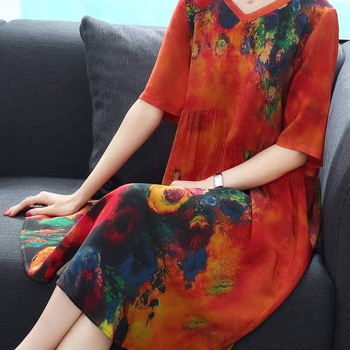 Elegant damekjole i myk