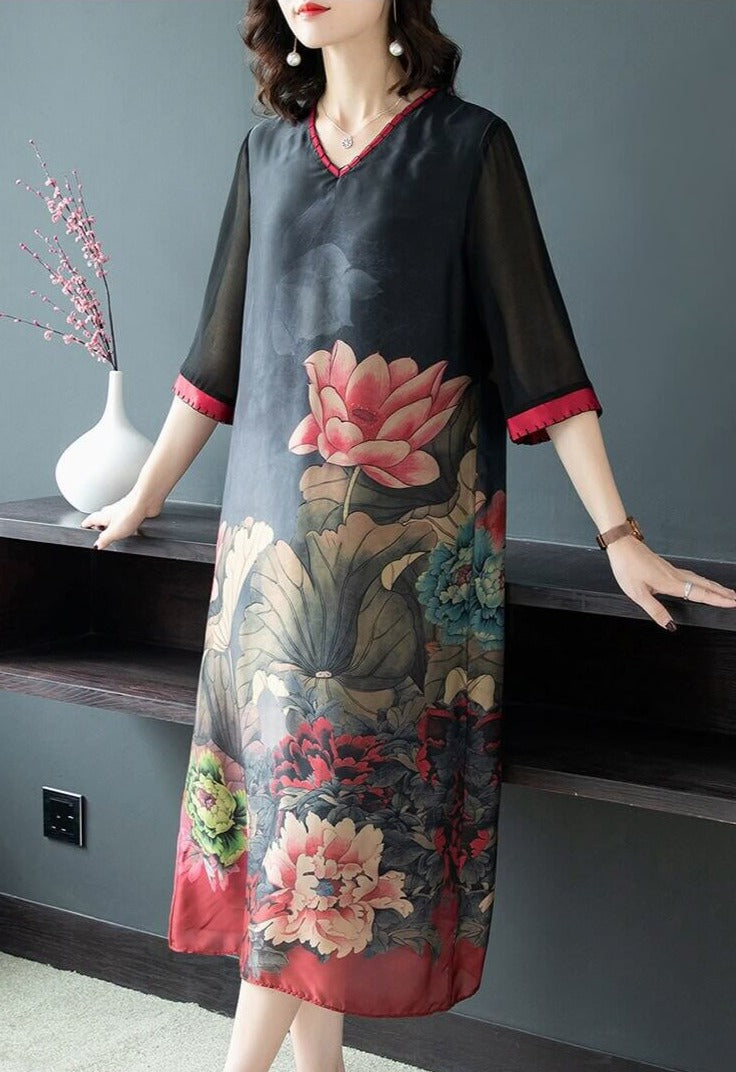 Elegant damekjole i myk