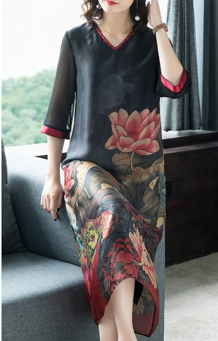 Elegant damekjole i myk