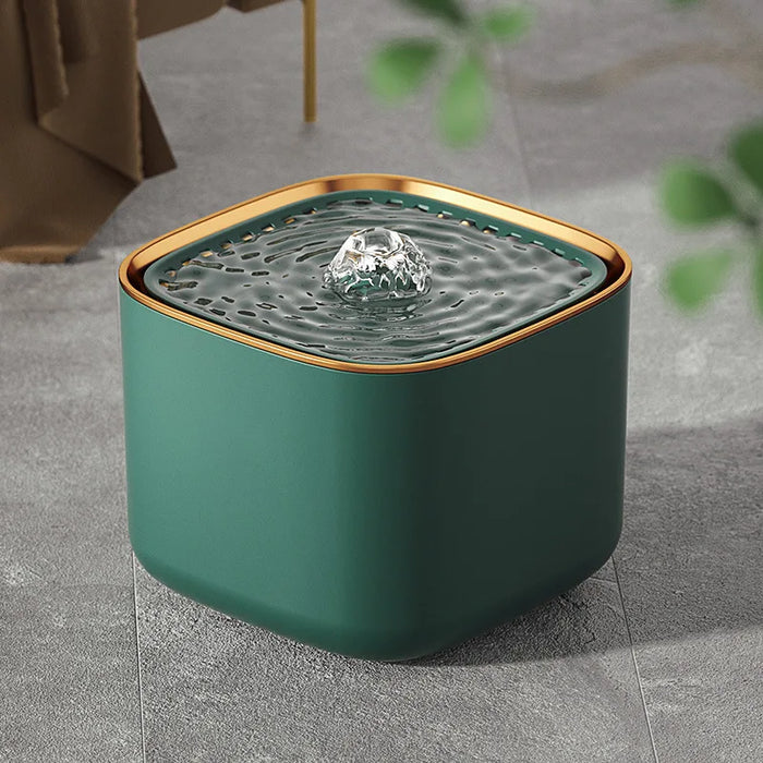 Tyst 3L-vattenfontän för husdjur med filter och BPA-fri design