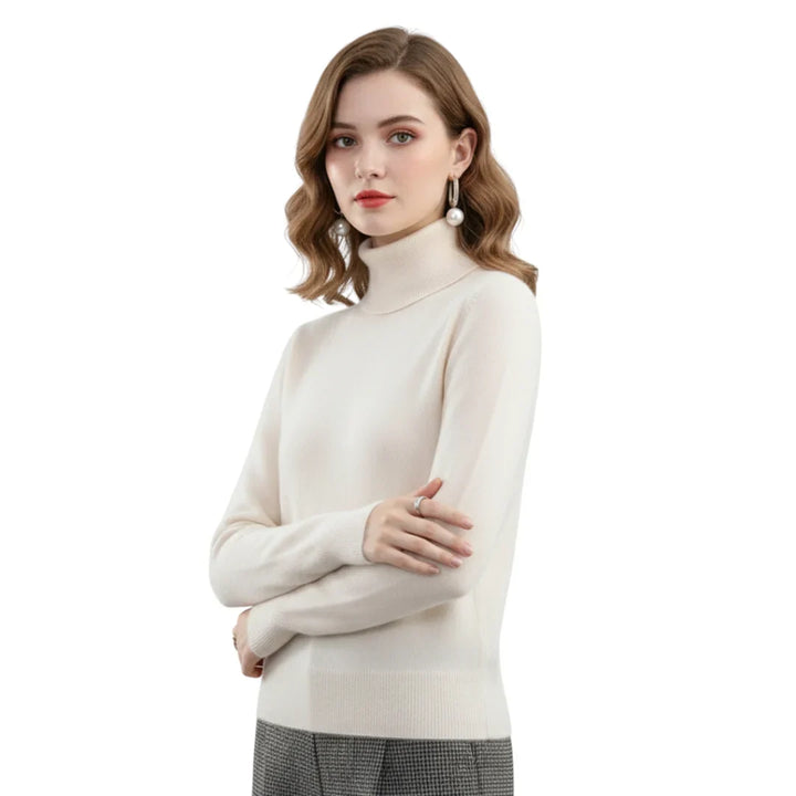 Elegant Strikket Genser for Kvinner – Varm og Komfortabel