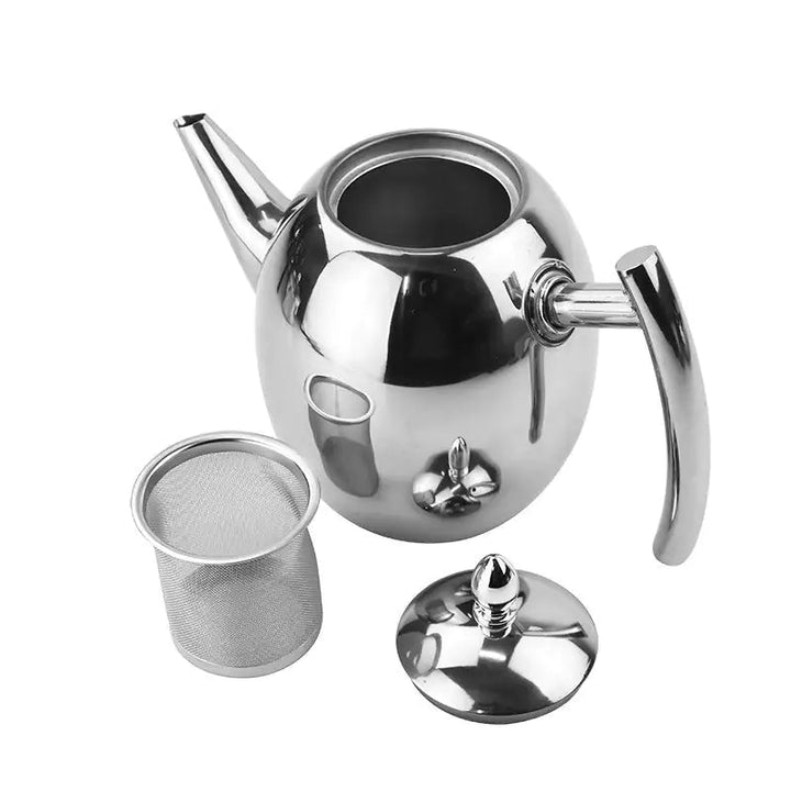 Elegant Tekanne i Rustfritt Stål med Integrert Tesil