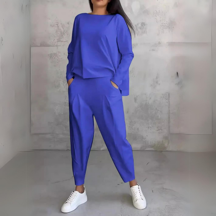 Dame Elegant Todelt Sett for Komfort og Stil