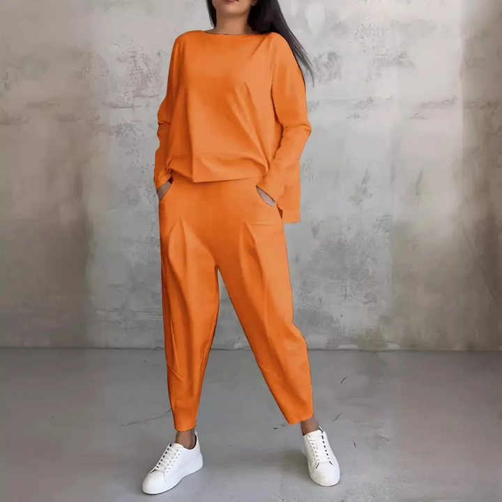 Dame Elegant Todelt Sett for Komfort og Stil