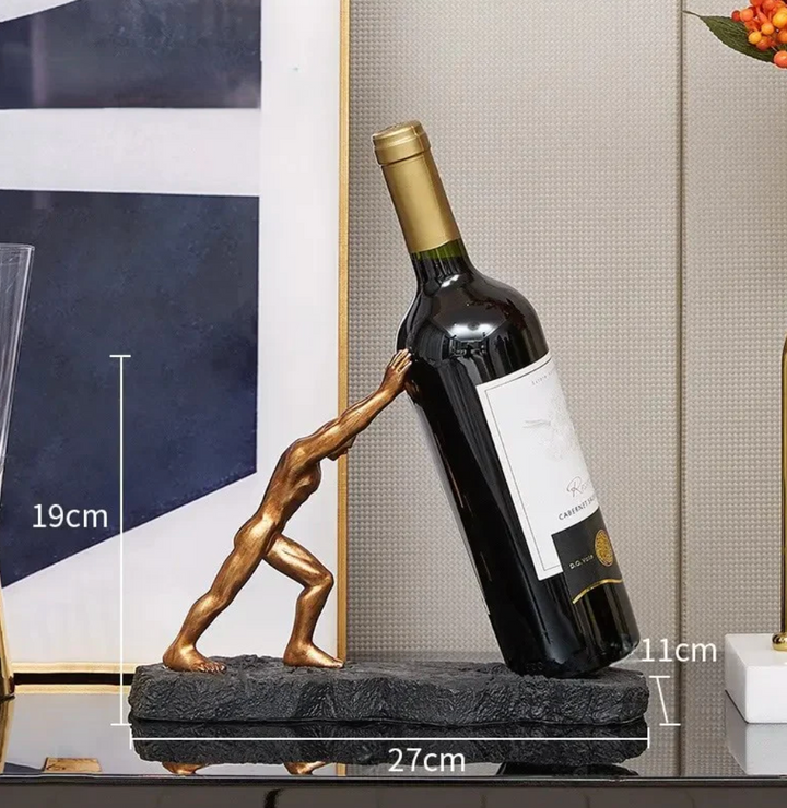 Elegant Vinflaskeholder – Unik Design for Stilfull Servering