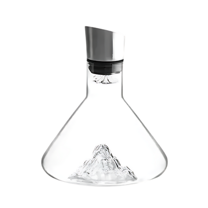 Elegant Vinkaraffel med Lufting og Sedimentfilter
