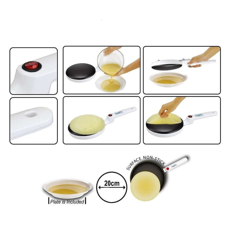 Elektrisk Crêpe Maker for Perfekte Pannekaker