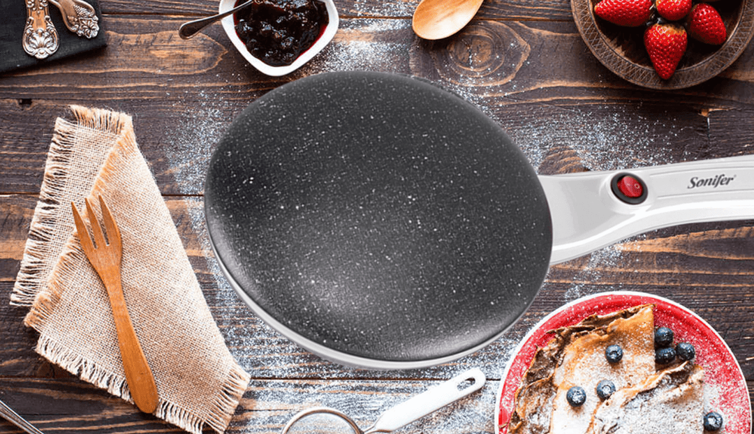 Elektrisk Crêpe Maker for Perfekte Pannekaker