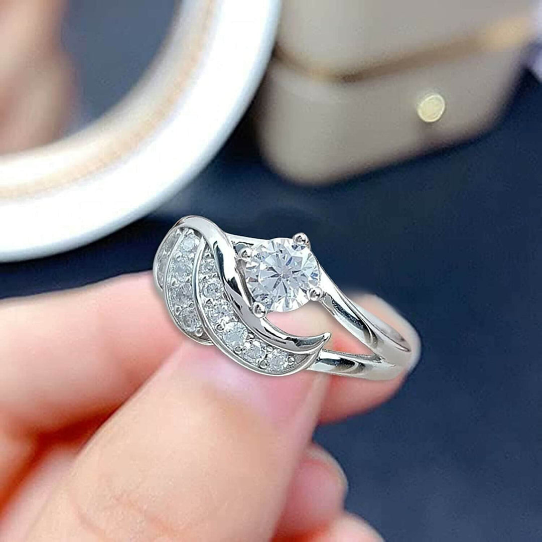 Kvinner Englens Omfavnelse Ring med Cubic Zirconia