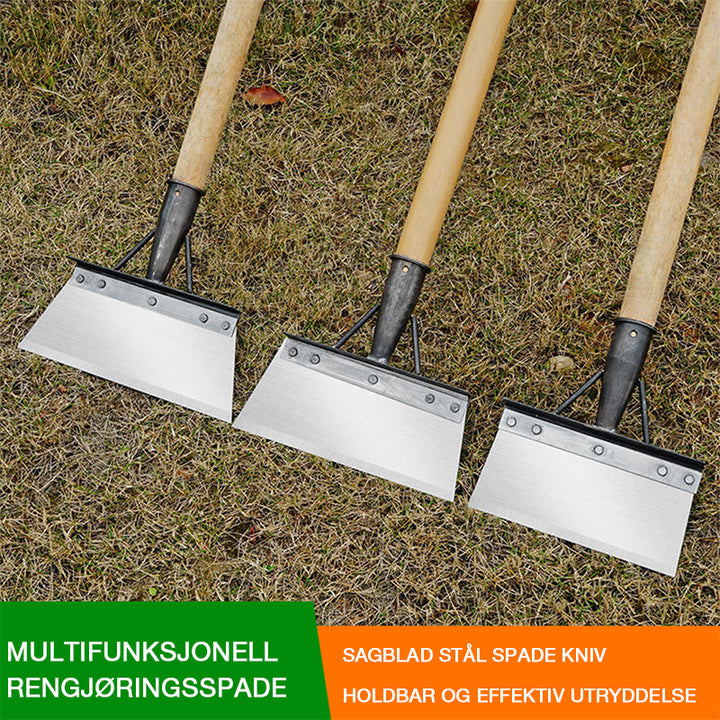 Multifunksjonell Rengjøringsspade i Rustfritt Stål - Ergonomisk Design
