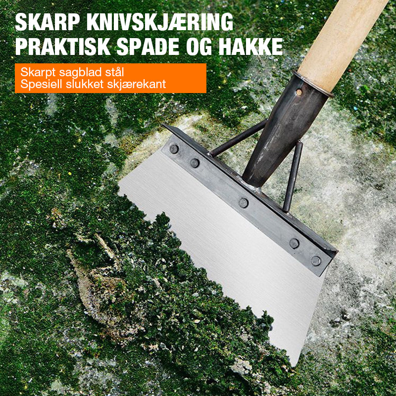 Multifunksjonell Rengjøringsspade i Rustfritt Stål - Ergonomisk Design