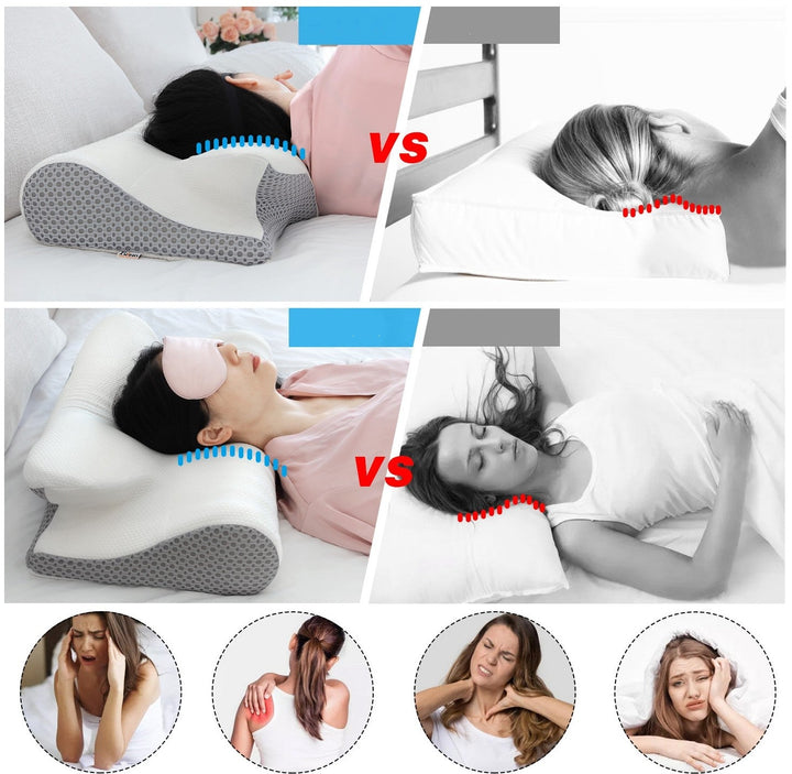 Komfortabel Nakkepute i Memory Foam - Støtte for Bedre Søvn