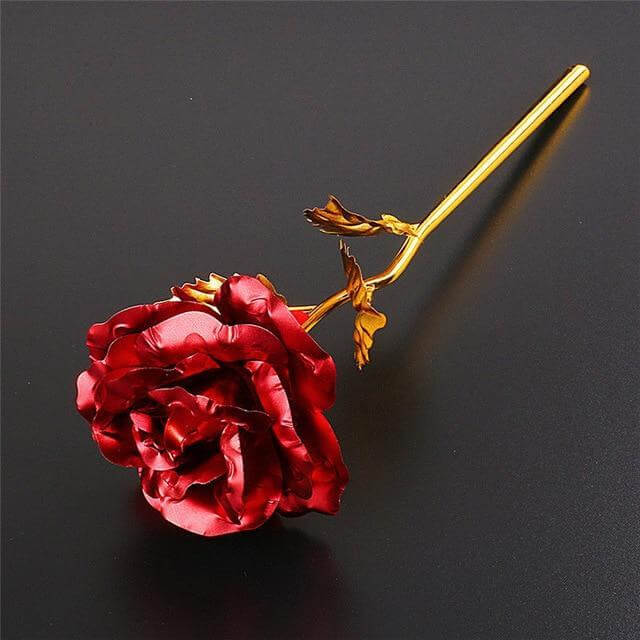 Evighetsrose 24K Gullbelagt Folie Gave