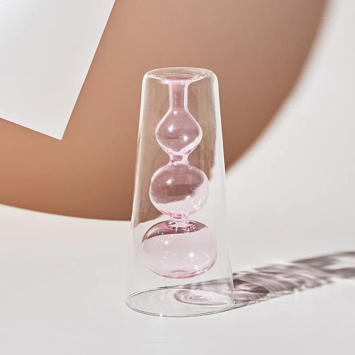Fargerik Glassvase med Skandinavisk Design