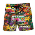 Menns Graffiti Badebukse – Trendy Design for Sommeren