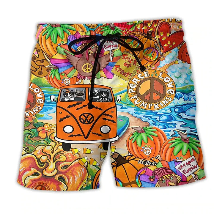 Menns Graffiti Badebukse – Trendy Design for Sommeren