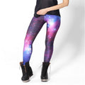 Dame 3D Galaxy Leggings – Utforsk Kosmisk Stil