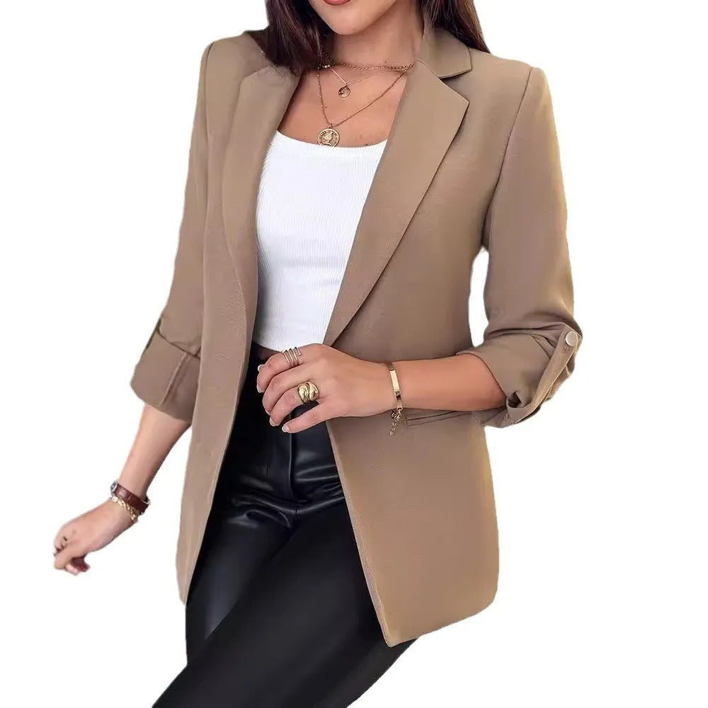 Figurnær Cardiganblazer for Kvinner – Elegant og Allsidig Stil