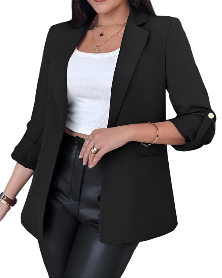 Figurnær Cardiganblazer for Kvinner – Elegant og Allsidig Stil