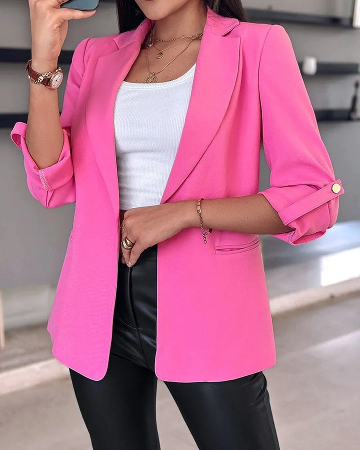Figurnær Cardiganblazer for Kvinner – Elegant og Allsidig Stil