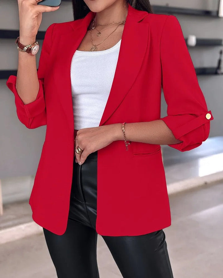 Figurnær Cardiganblazer for Kvinner – Elegant og Allsidig Stil