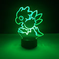 Final Fantasy 3D Bordlampe - Optisk Illusjon Nattlys